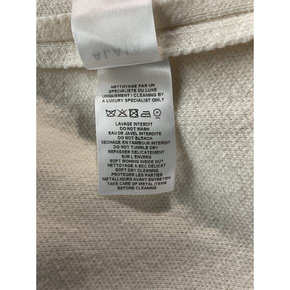 Alaia Hooded White Cashmere Midi Dress Size 36 - NWT - Picture 5 of 7